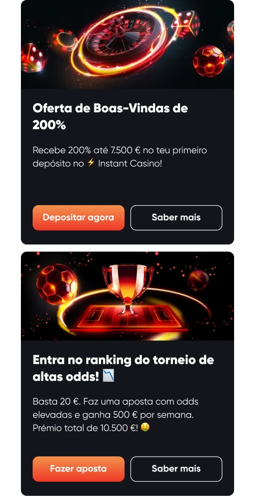instant casino bonus